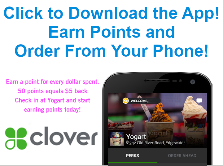 Yogart Frozen Yogurt Studio Edgewater NJ Perka Loyalty Program